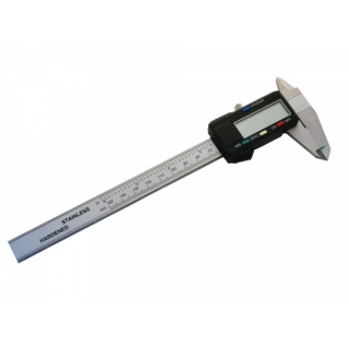 Posuvné měřítko digitální ČSN 25 1238(1236), DIN 862, pro leváky, 150mm, KM