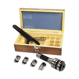 Warco držák kleštin R8, 4 kleštiny 1/4", 3/8", 1/2", 5/8" - sada