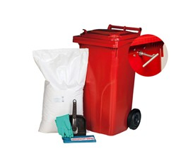 Mobilní havarijní souprava se zámkem – univerzální sorbent ECO-DRY EXTRA, RA