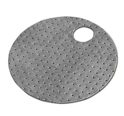 Univerzální sudová rohož, ∅ 355 mm - zpevněný sorbent, 15 ks, RA