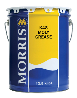 Morris K48 - MOLY, plastické mazivo obsahující molybdenový disulfát, 12.5 kg