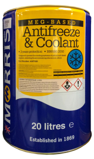 Morris MEG Antifreeze - modrá chladicí kapalina do motoru, koncentrát, 20l