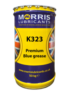 Morris K323 Premium Blue grease - vysoce odolná modrá vazelína proti vodě a prachu, 50kg