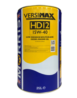 Morris Versimax HD12 15W-40, moderní motorový olej pro výkonné diesely, 25l