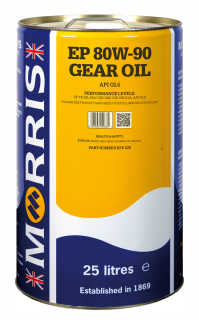 Morris EP 80W-90, GL5 - výkonný olej pro převodovku a diferenciál, 25l