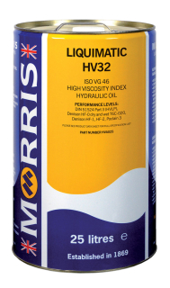 Morris Liquimatic HV32 - ISO VG 32 - hydraulický olej pro vysoký výkon, 25l