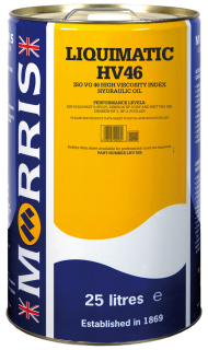 Morris Liquimatic HV46 - ISO VG 46 - hydraulický olej pro vysoký výkon, 25l
