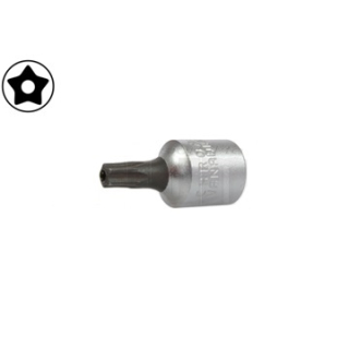 Hlavice zástrčná 1/4", Torx Security TS25, vrtaný, Triumf