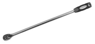 Ráčna extra dlouhá 1/2" 580 mm, s přepínací páčkou a vyhazovákem 72 zubů, Welzh