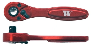 Mini ráčna 1/4", 72 zubů, skelet-slitina hliníku, extra lehká, Welzh