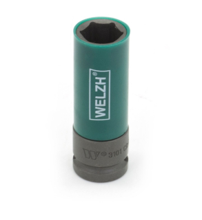 Nástrčná hlavice 19 mm, 6 hran, prodloužená, CrMo, na Alu kola, Welzh