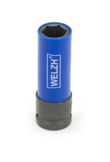 Nástrčná hlavice 17 mm, 6 hran, prodloužená, CrMo, na Alu kola, Welzh
