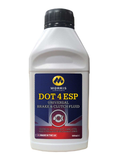 Morris DOT 4 ESP, univerzální brzdová a spojková kapalina, 500ml