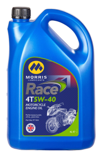 Morris Race 4T 5W-40, olej pro 4-taktní závodní motocyklové motory, 4l