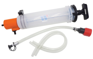 Sací a plnící pumpa pro výměnu olejů a provozních kapalin, objem 1.1 l, Welzh