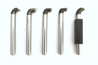 HSS-Wolfram jemné soustružnické nože - vnitřní závity, vyvrtávání, dřík 10 mm, 5ks, Warco