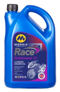 Morris Race Performance 2T, olej do benzínu pro dvoutaktní motocyklové motory road/race, 4l