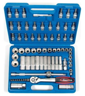 Gola sada 3/8", 1/4"-15/16", 6 hran, 71 dílů, palcové roměry, Condor Werkzeug