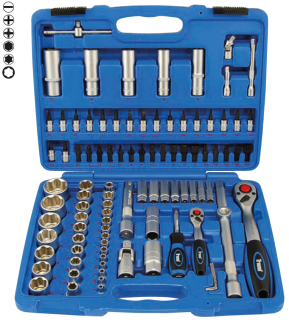 Gola sada 1/4" + 1/2", 4 - 32 mm, S2, 94 dílů, Condor Werkzeug