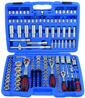 Gola sada 1/4" + 3/8" + 1/2", Super-Lock 4 - 32 mm, 171 dílů, Triumf