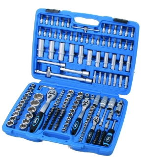 Gola sada 1/4" + 3/8" + 1/2", 6 hran 4 - 32 mm, Super-Lock, 171 dílů, Triumf