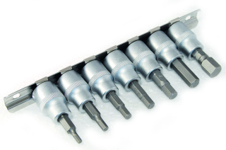 Sada nástavců Inbus v 3/8" hlavici, 3-10 mm, 7 dílů, Triumf
