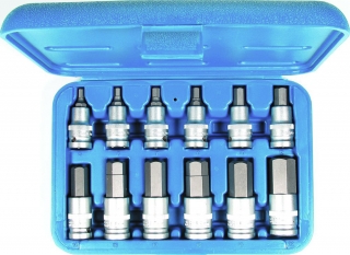 Hlavice zástrčné 1/2", Inbus 5 - 22 mm, sada 12 dílů, Condor Werkzeug