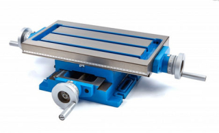 Křížový stůl 430 x 240 mm pro frézování nebo vrtání, 43 kg
