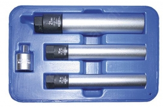 Hlavice nástrčné 3/8", 12ti hran 14-21 mm, prodl., torzní, 4 ks na svíčky,Triumf