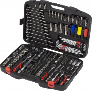 Gola sada 1/4", 3/8" a 1/2", 218 dílů, Welzh