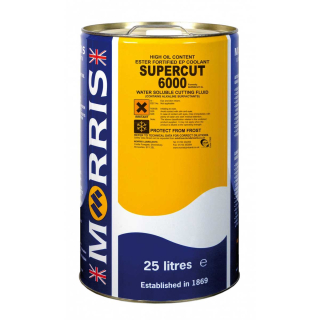 Morris Supercut 6000, univerzální vysokotlaká částečně syntetická řezná emulze, 25l