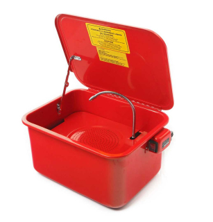 Přenosný 15 l mycí stůl na součástky s elektrickou pumpou, 8 kg