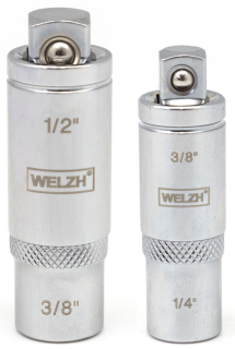 Univerzální adaptéry 1/4"-3/8" a 3/8"-1/2", sada 2 kusy, Welzh