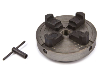 Nezávislé sklíčidlo pro soustruh na dřevo, 150 mm, 4 čelisti,  závit 1" x 8 TPI 