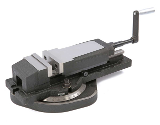 Hydraulický strojní svěrák VH s otočnou základnou, šířka čelistí 100 mm, upínací síla až 2500 kg