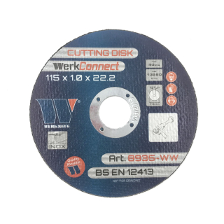 Kotouč řezný na nerez WerkConnect ™, 230 x 2.0 x 22.2 mm, 100 kusů, Welzh