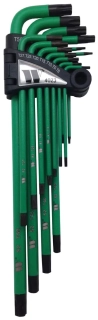 Klíče zástrčné Torx T6-T50, S2, sada 13 dílů, Welzh