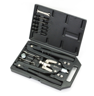 Kleště nýtovací pákové, pro nýty 3.2-6.4 mm a maticové nýty M4-M10, Welzh