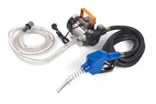 Profesionální 230 V čerpadlo s dávkovací pistolí na diesel a topný olej, 550 W, 60 l/min.