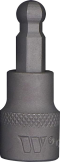 Hlavice zástrčná 3/8", Inbus s koulí HB6, délka 48 mm, S2, Welzh