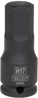 Hlavice zástrčná 1/2", Inbus H6, CrMo, Welzh