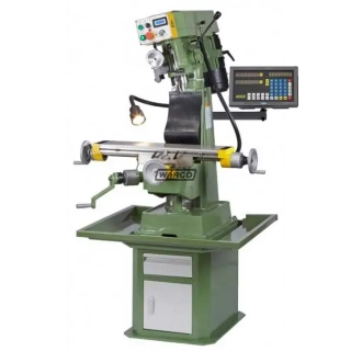 Warco VMC Vario, univerzální frézka, věžový typ, R8, 2-osé DRO, 230V, 415 kg