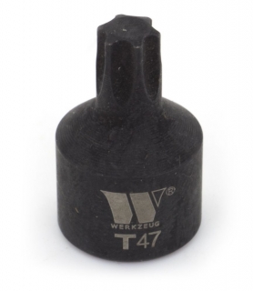 Hlavice zástrčná 1/4", Torx T15, extra krátká, Welzh